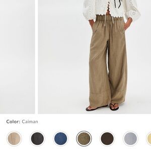 Free People Days End linen pants